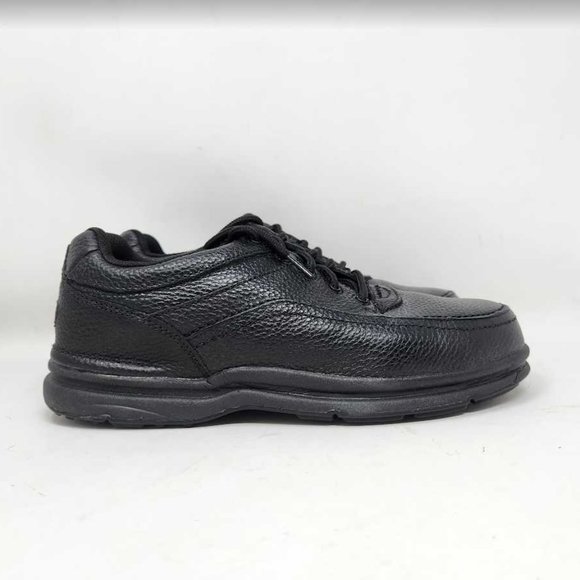 Men\'s 10EW X-Wide Rockport Works RK6761 black steel toe oxford work shoes main image 9